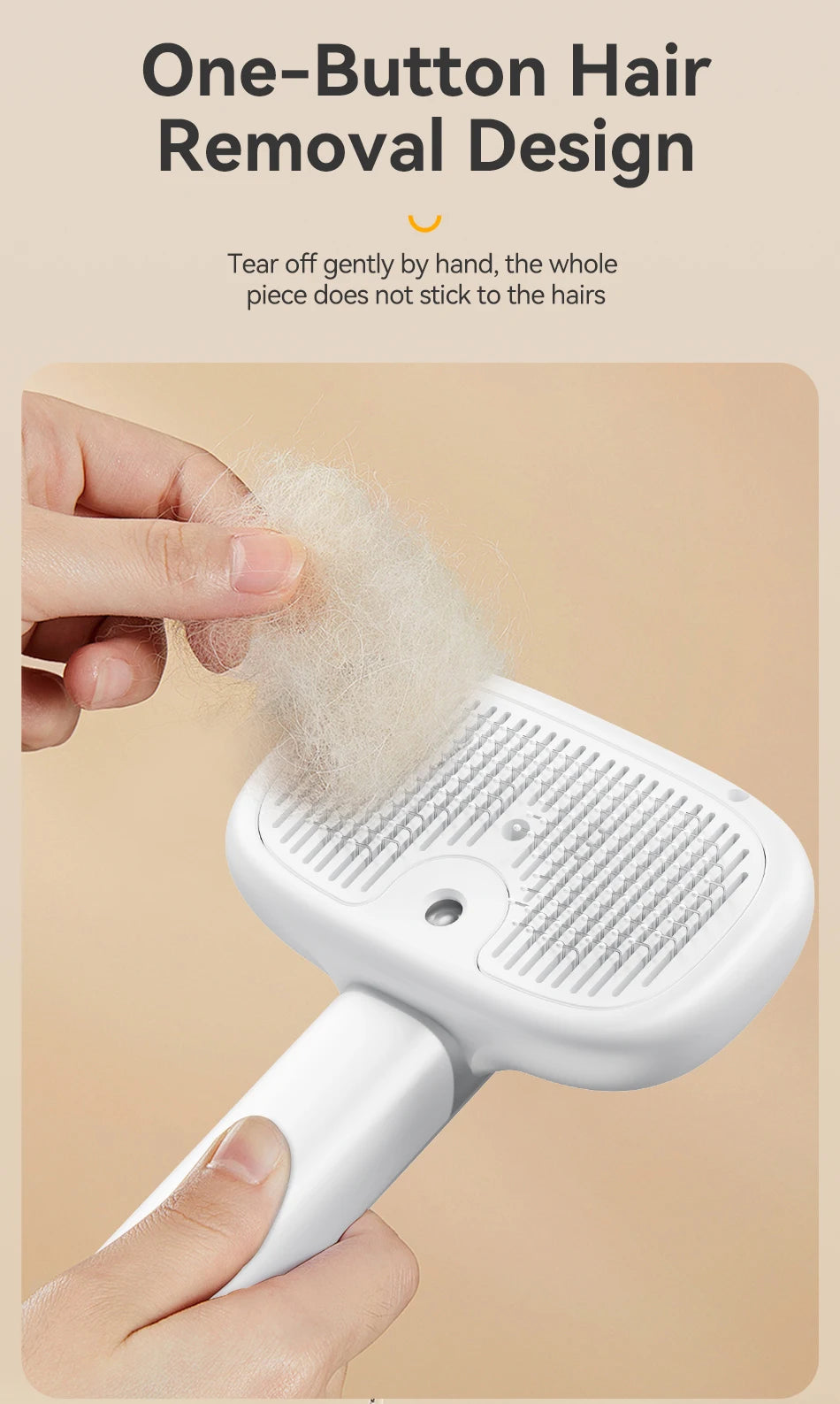SteamGroom 2-in-1 Pet Steam Brush