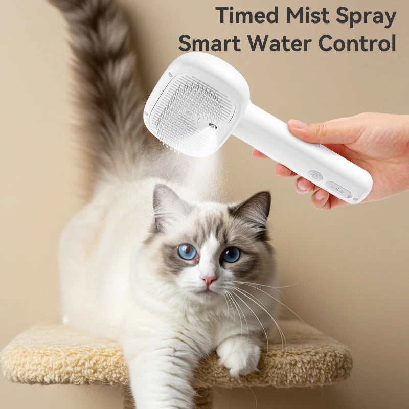 SteamGroom 2-in-1 Pet Steam Brush