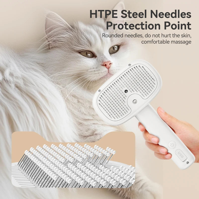 SteamGroom 2-in-1 Pet Steam Brush